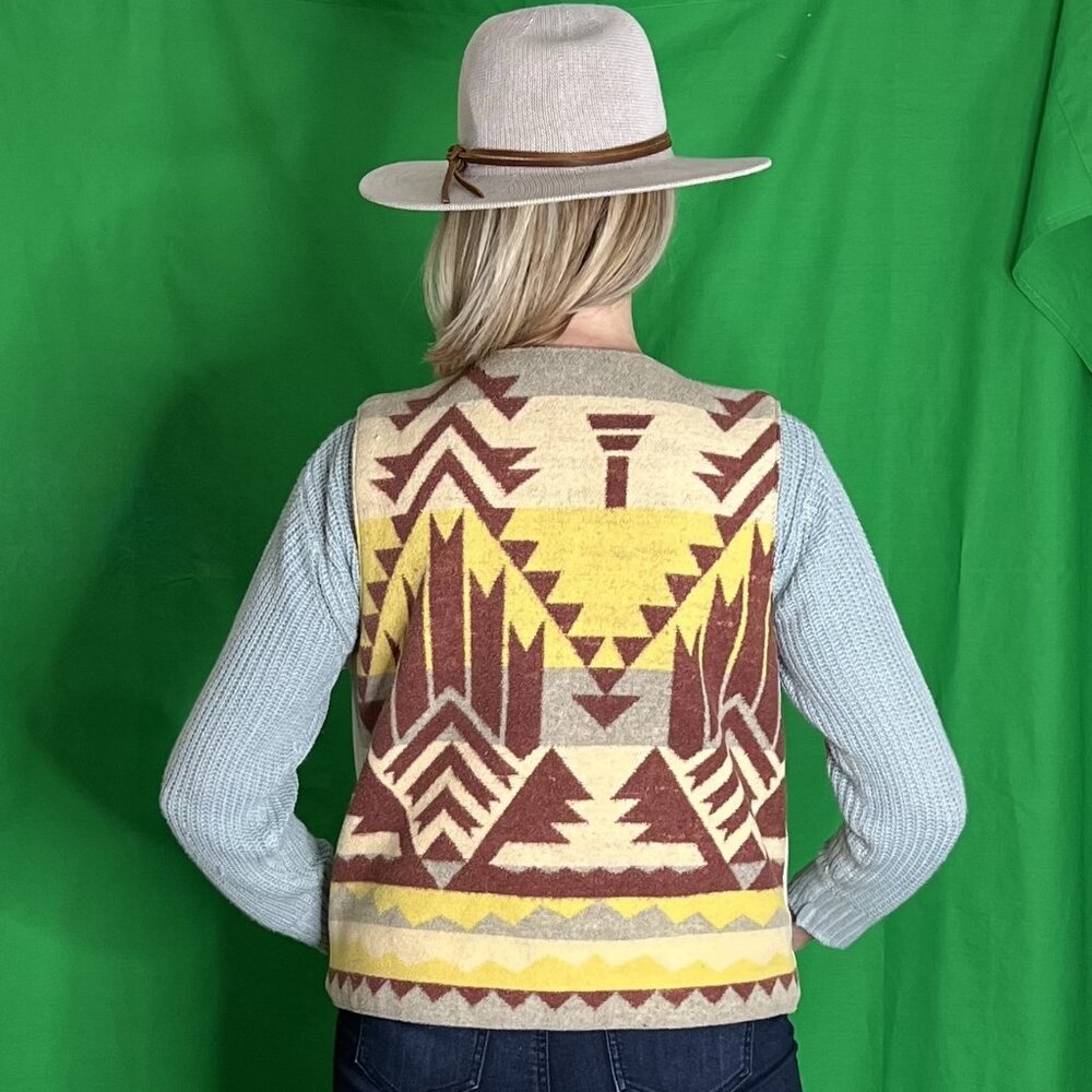 Women's Vest - Sally West Women’s Reversible Vest / Beacon Vintage Accent Band
